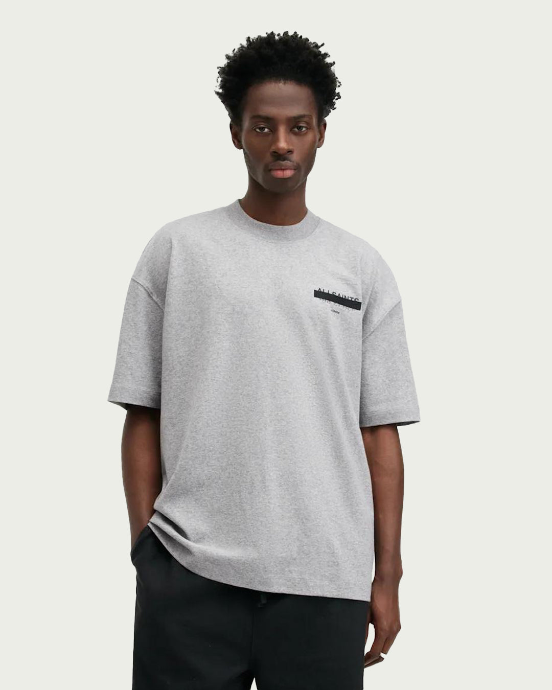 All Saints “ Redact Embroidered “ Logo Tee