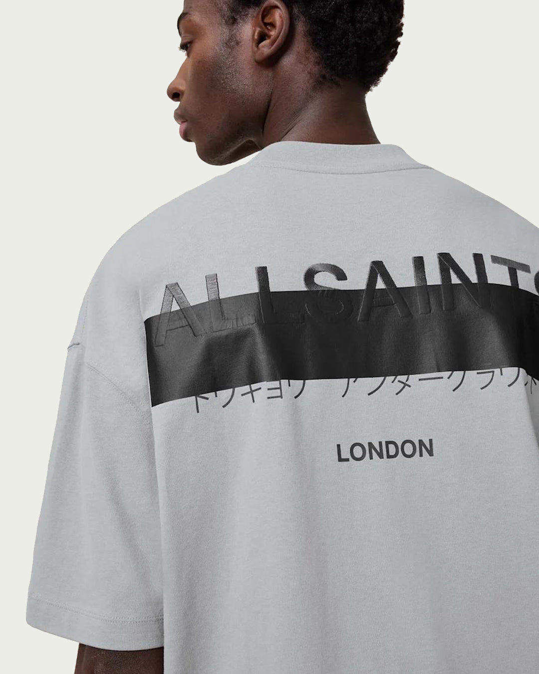 All Saints “ Redact Embroidered “ Logo Tee