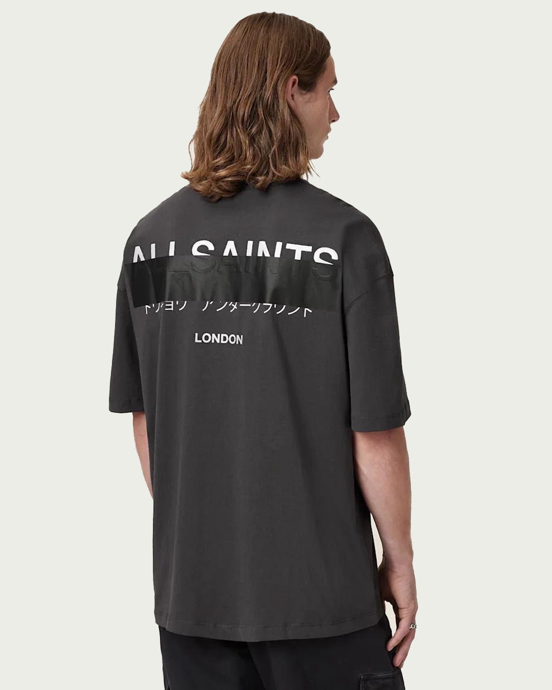 All Saints “ Redact Embroidered “ Logo Tee