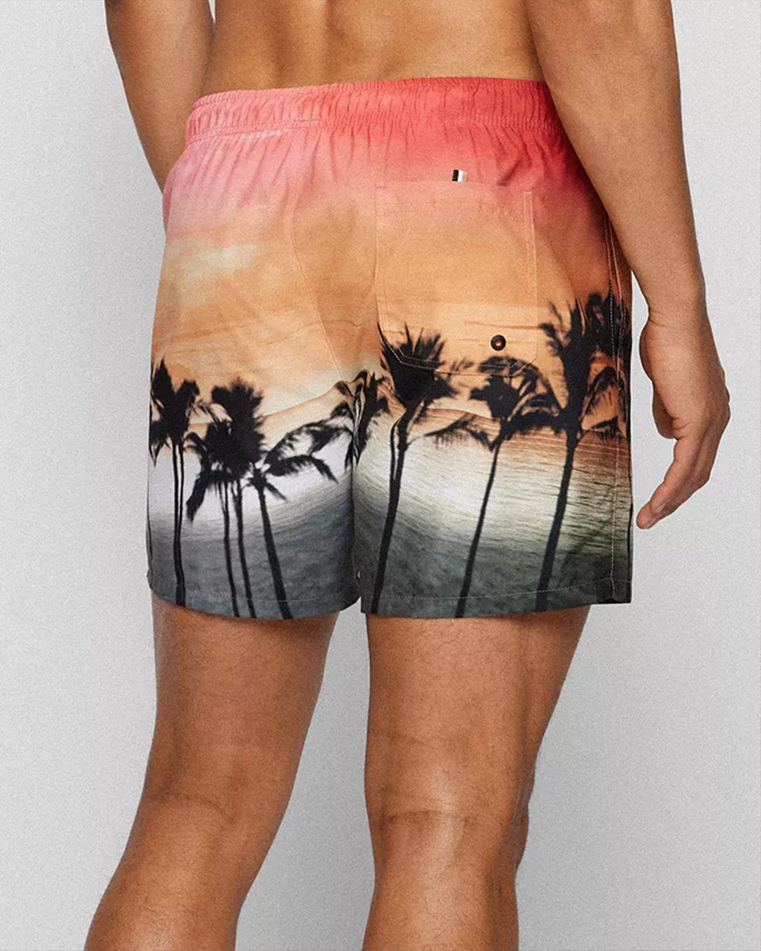 Hugo Boss "Sunset-Print" Swim Shorts