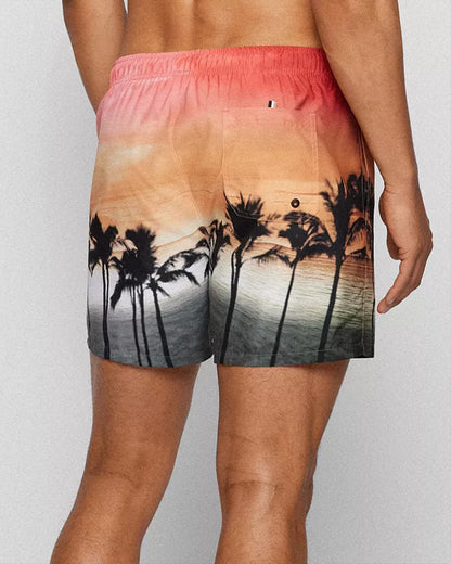 Hugo Boss "Sunset-Print" Swim Shorts