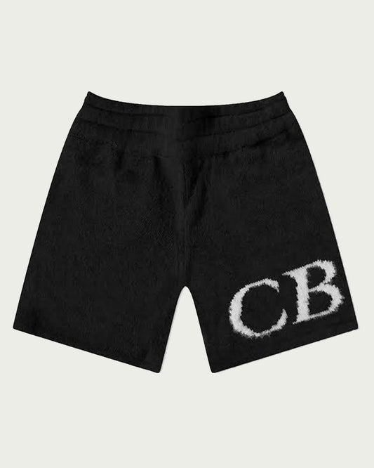 Cole Buxton " Black Intarsia " Knit Short