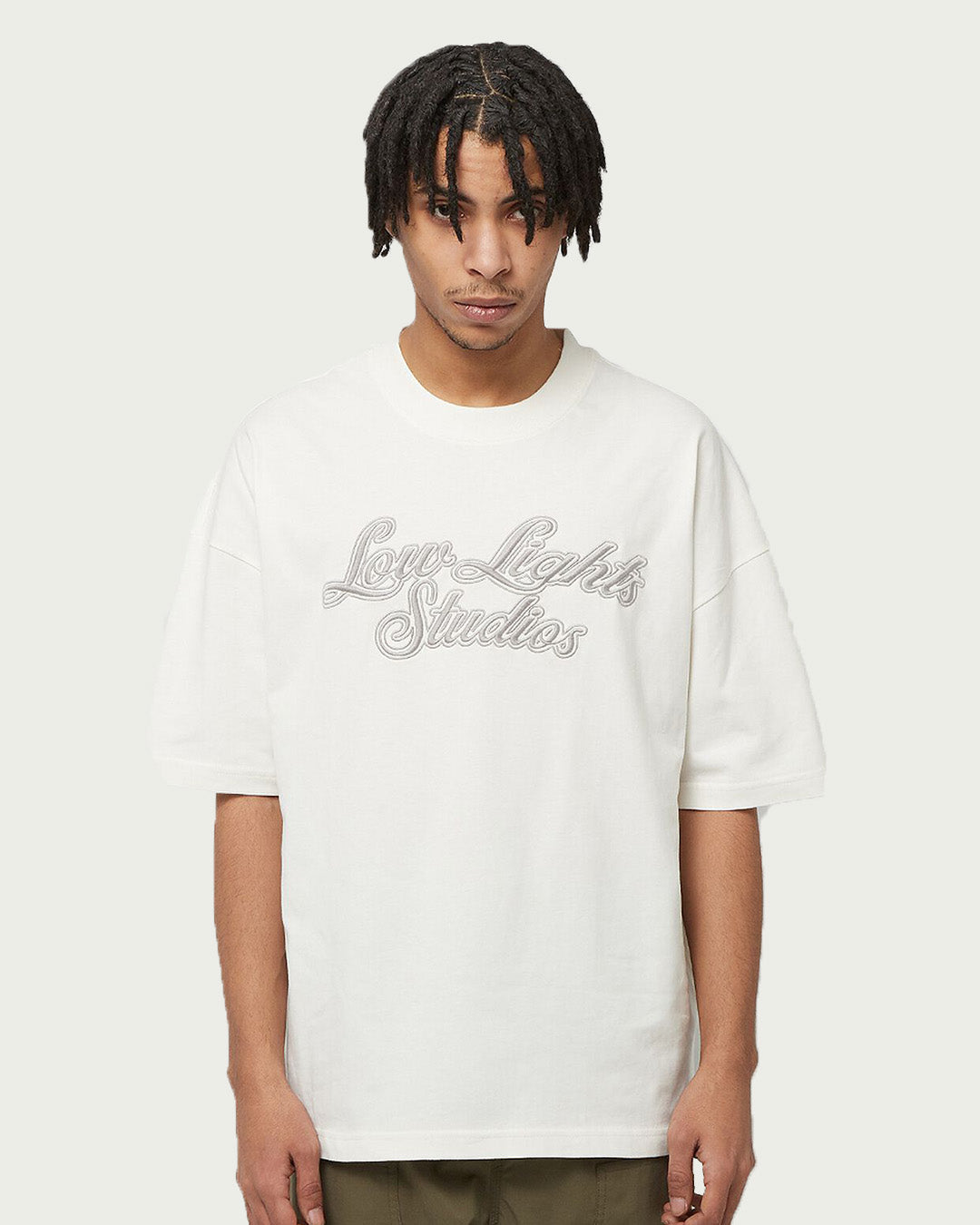 LLS " White Embroidery " Tee