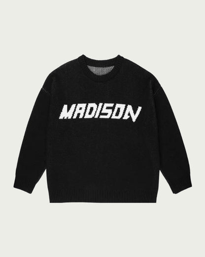 Madisonclo “ Logo “ Knit Sweater