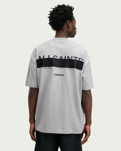 All Saints “ Redact Embroidered “ Logo Tee