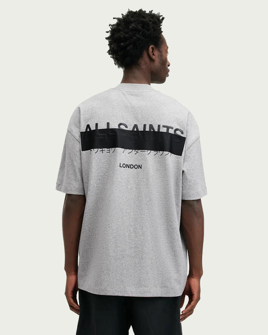 All Saints “ Redact Embroidered “ Logo Tee