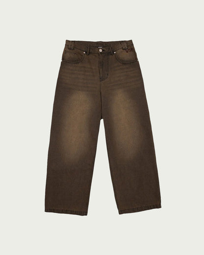 Coldcltr “ V2 Faded Brown “ Denim