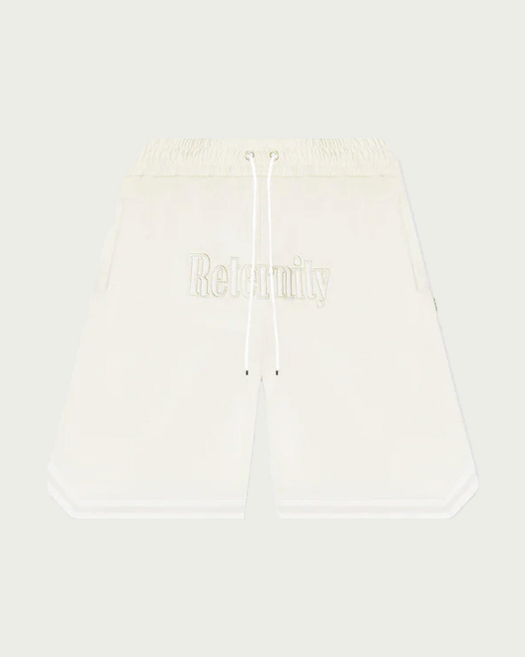 RTNTY " Cream Aplique " Mesh Shorts