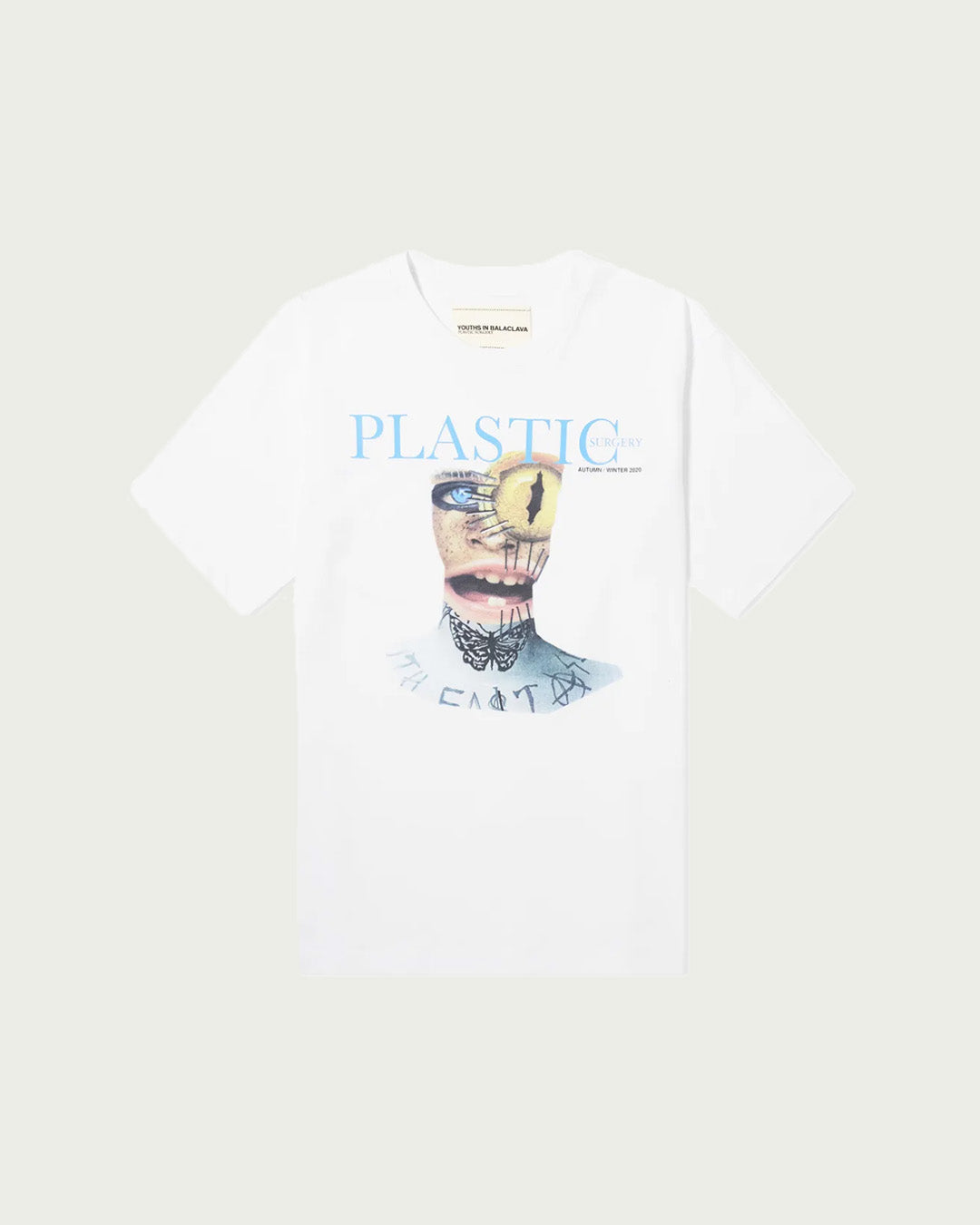 Youths in Balaclava Plastic Printed Tee