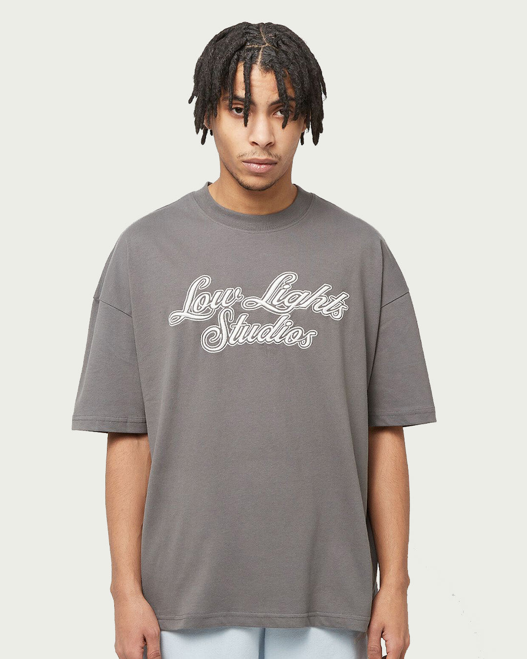 LLS " Grey Embroidery " Tee