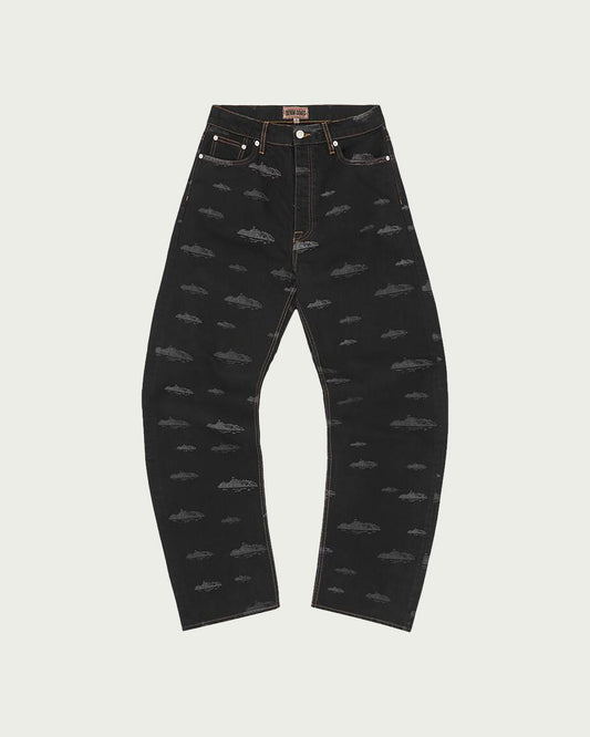 Corteiz " Alcatraz Pattern " Denim