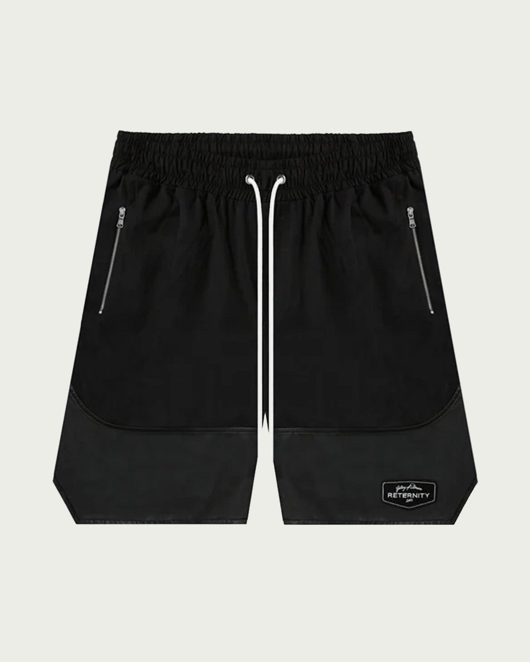 RTNTY " Leather Aplique " Shorts