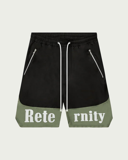 RTNTY " Black/Green " Swim Shorts