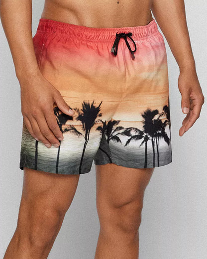 Hugo Boss "Sunset-Print" Swim Shorts