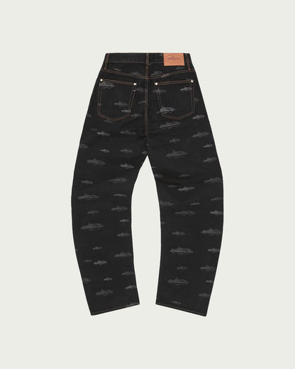 Corteiz " Alcatraz Pattern " Denim