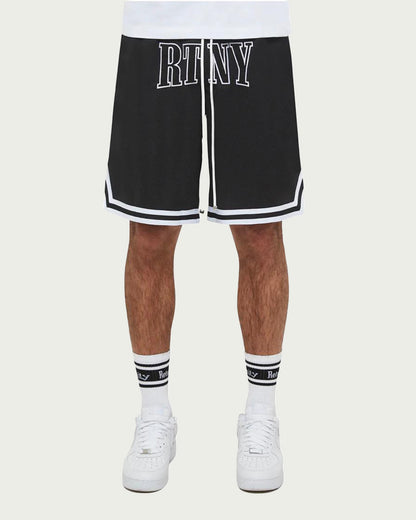 RTNTY " Black Logo " Mesh Shorts