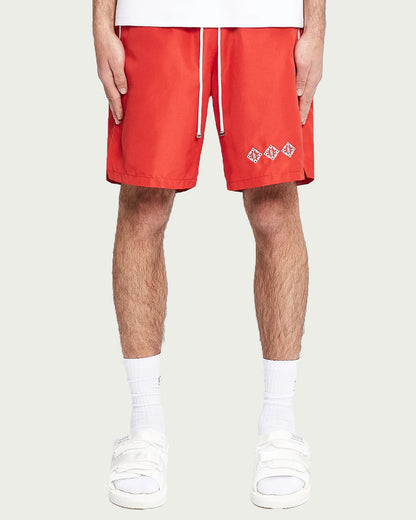 RTNTY " Symbol Lava Red " Swim Shorts