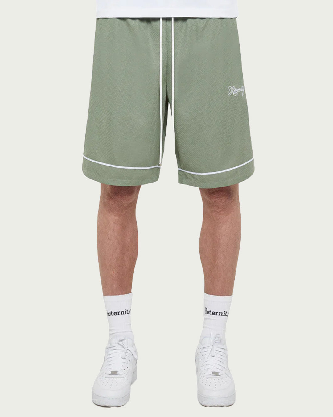 RTNTY " Green " Mesh Shorts