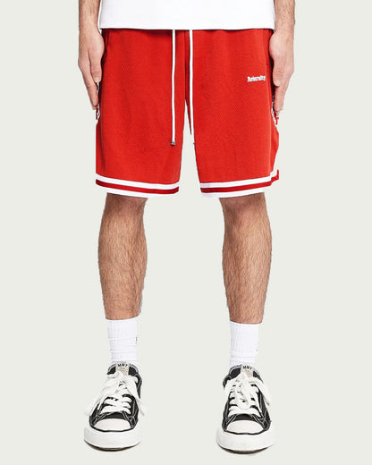 RTNTY " Symbol Lava Red " Mesh Shorts