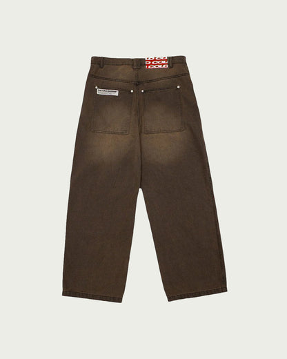 Coldcltr “ V2 Faded Brown “ Denim