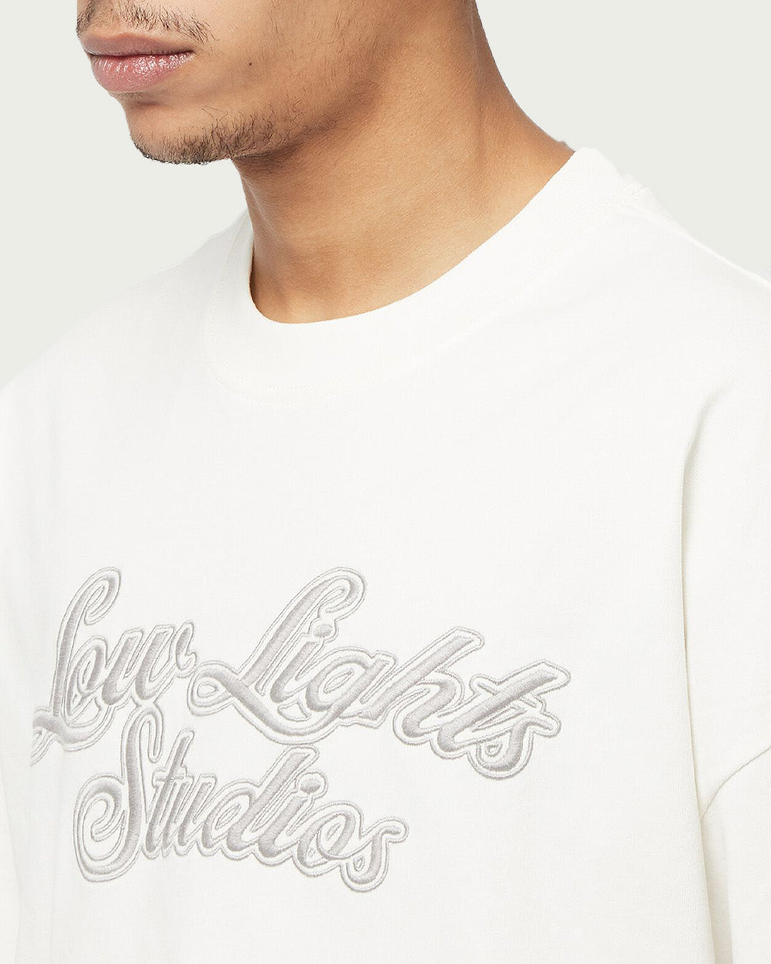 LLS " White Embroidery " Tee