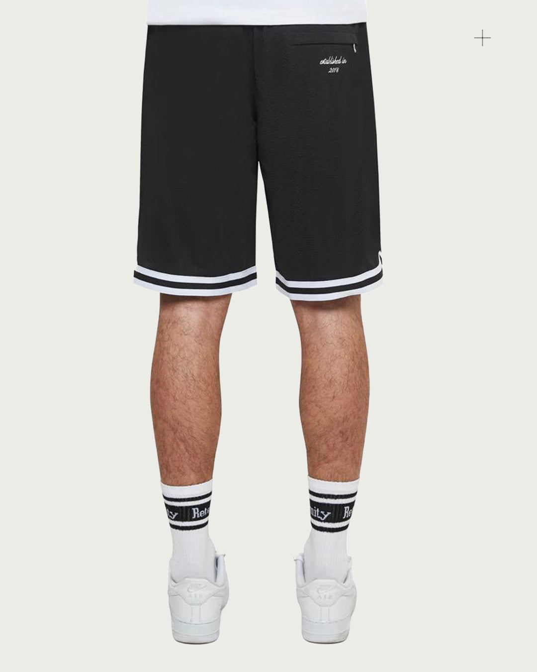 RTNTY " Black Logo " Mesh Shorts