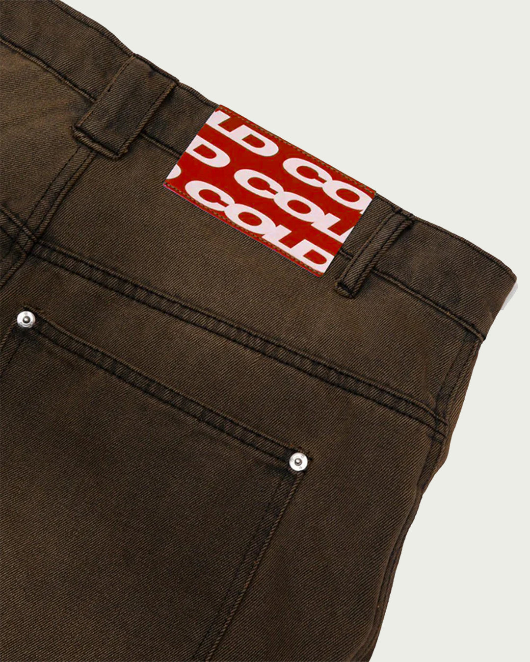 Coldcltr “ V2 Faded Brown “ Denim