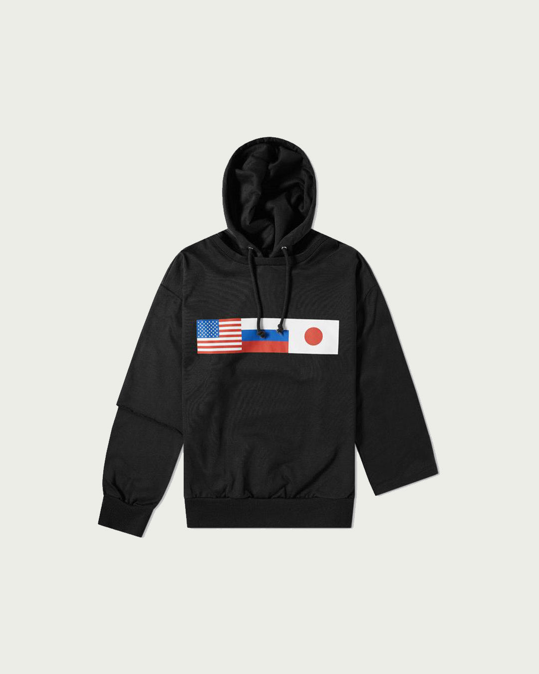 Gosha Rubchinskiy " Double Sleeve Flag " Hoodie