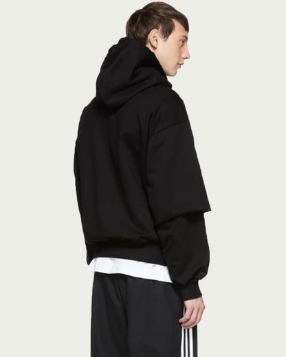 Gosha Rubchinskiy " Double Sleeve Flag " Hoodie