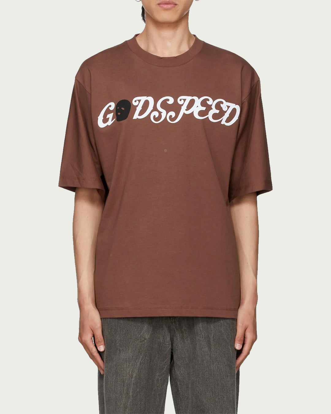 Youths in Balaclava Red 'Godspeed' Graphic Tee