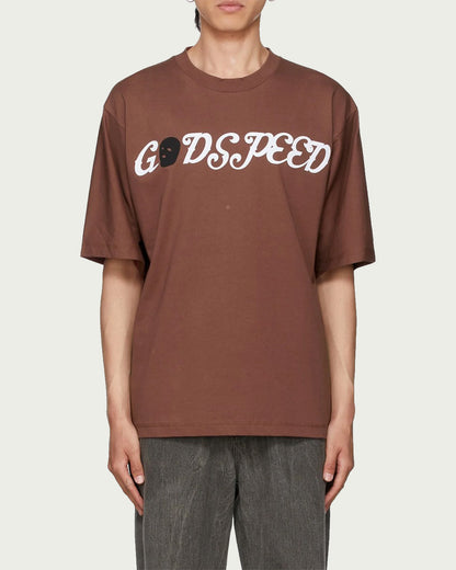 Youths in Balaclava Red 'Godspeed' Graphic Tee