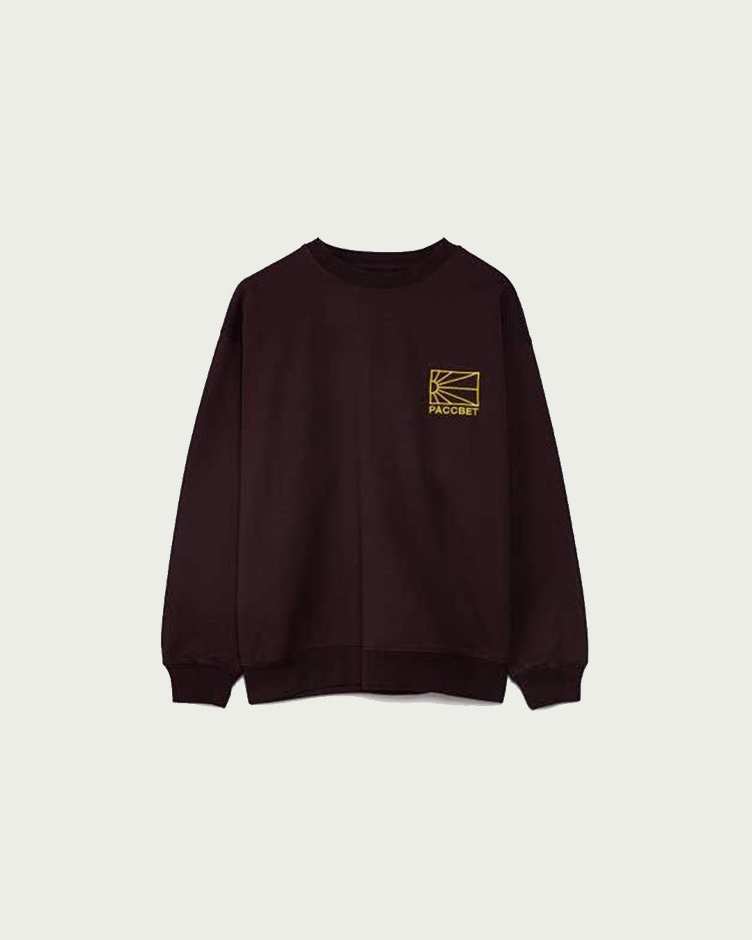 Rassvet Burgundy Logo Sweatshirt